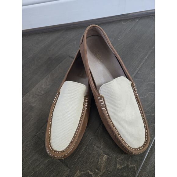 Polo Ralph Lauren Leather & Canvas Driving Loafers – Men’s Size 14 - Picture 1 of 12